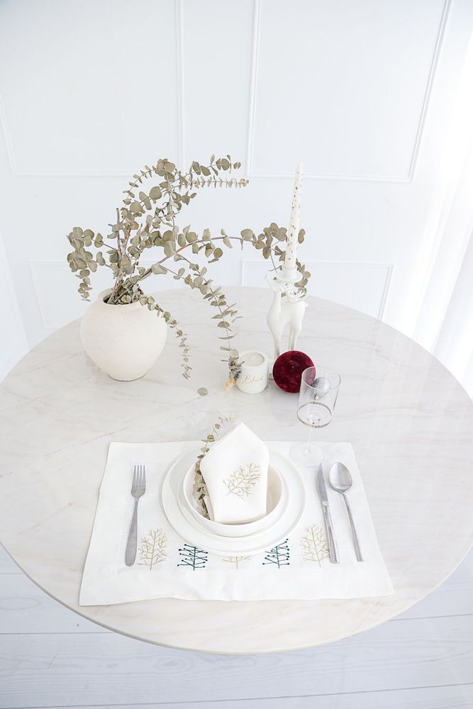 Sets de table - Set de 2 sets de table « Sapin de Noël - HYA CONCEPT STORE