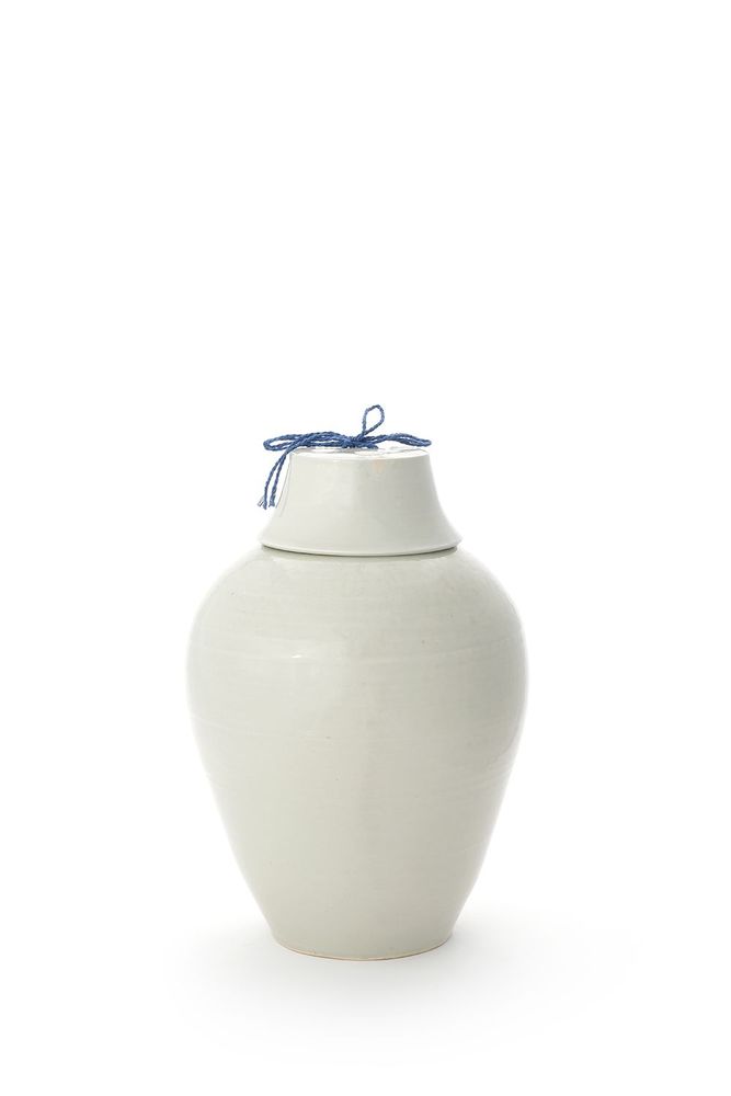 Ceramic - [NANAL (Yeoju City)] Vase - White Porcelain Prunus - K-CERAMIC(LIVING BY SOIL)