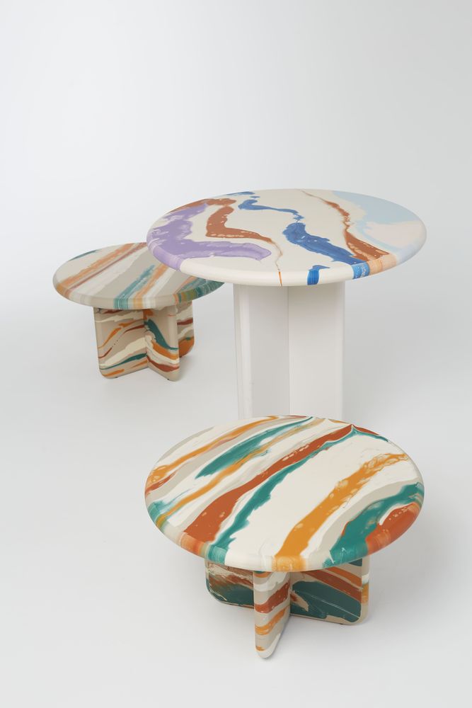 Tables for hotels - Coffee table SUMINAGASHI 02 - GALERIE SANA MOREAU