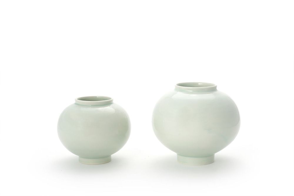 Ceramic - [NANAL (Yeoju City)] Pot - Blue Moon - K-CERAMIC(LIVING BY SOIL)