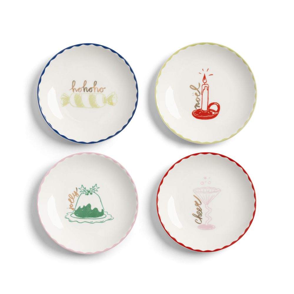 Assiettes de réception - Assiette Bliss, petit set de 4 - &KLEVERING