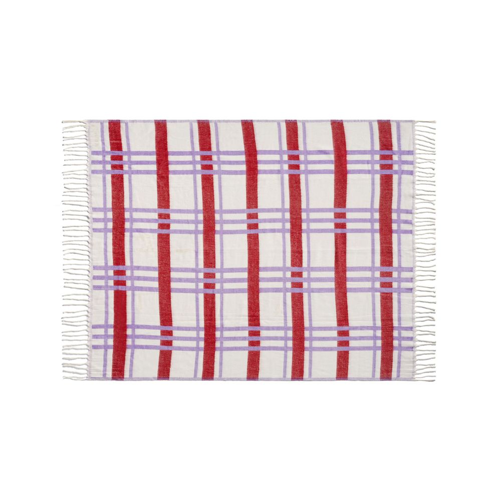 Cushions - Throw plano red/green 130x200 - &KLEVERING