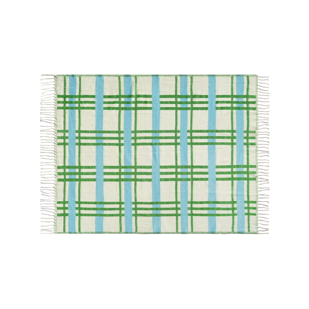 Cushions - Throw plano red/green 130x200 - &KLEVERING