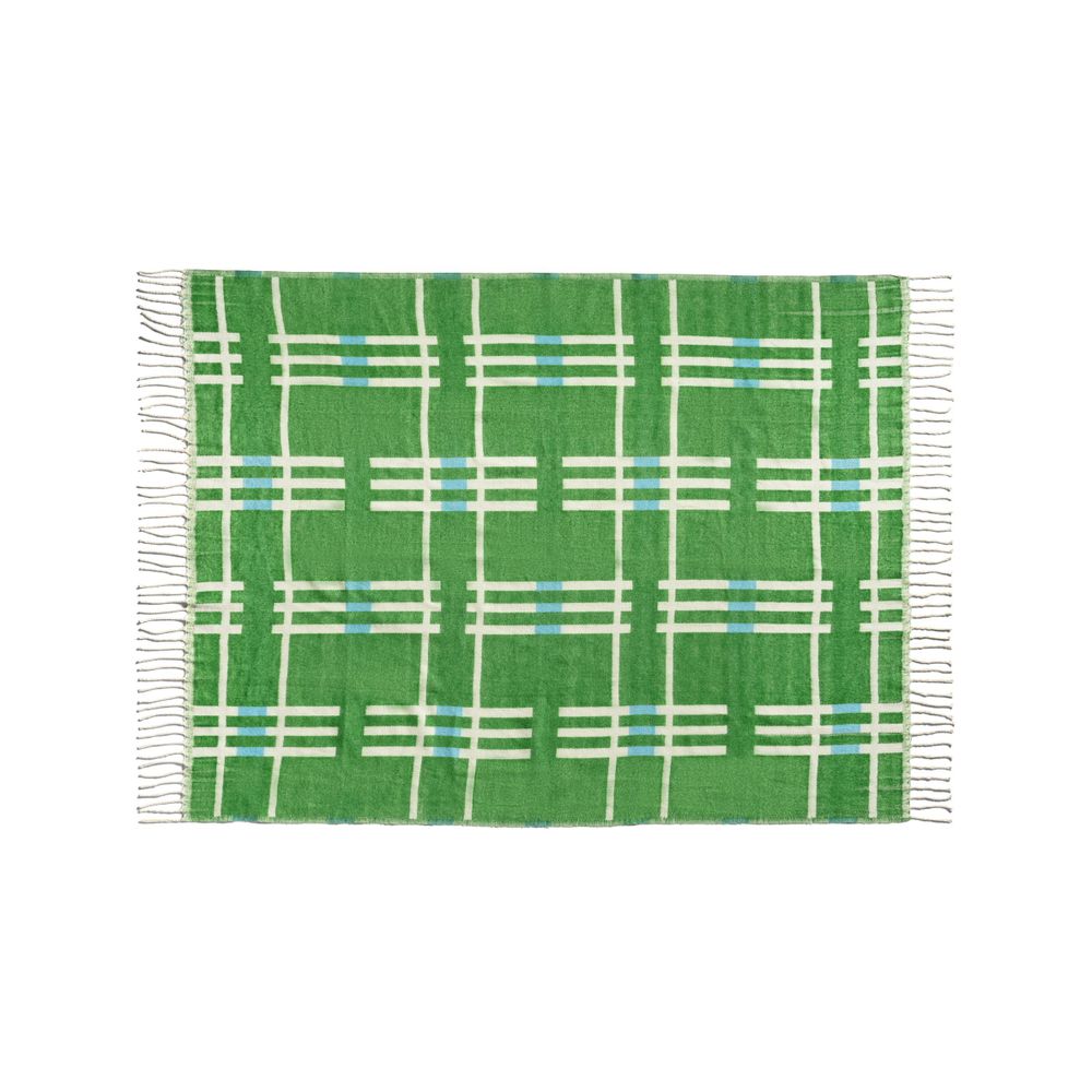 Cushions - Throw plano red/green 130x200 - &KLEVERING