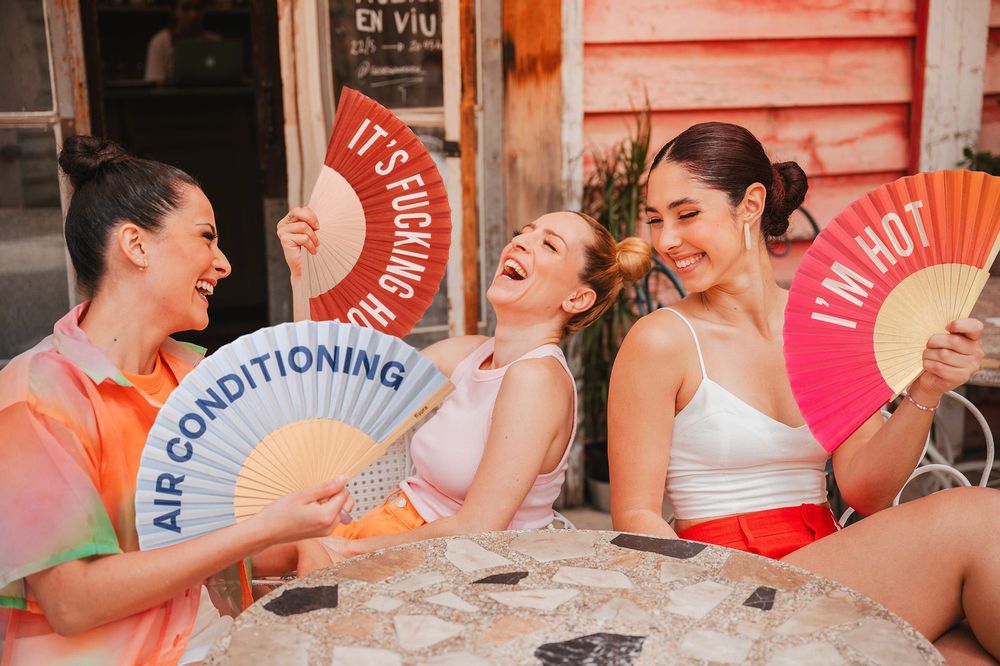 Apparel - "I'm hot”, "It's fucking hot” and "Air conditioning" Fans - FISURA