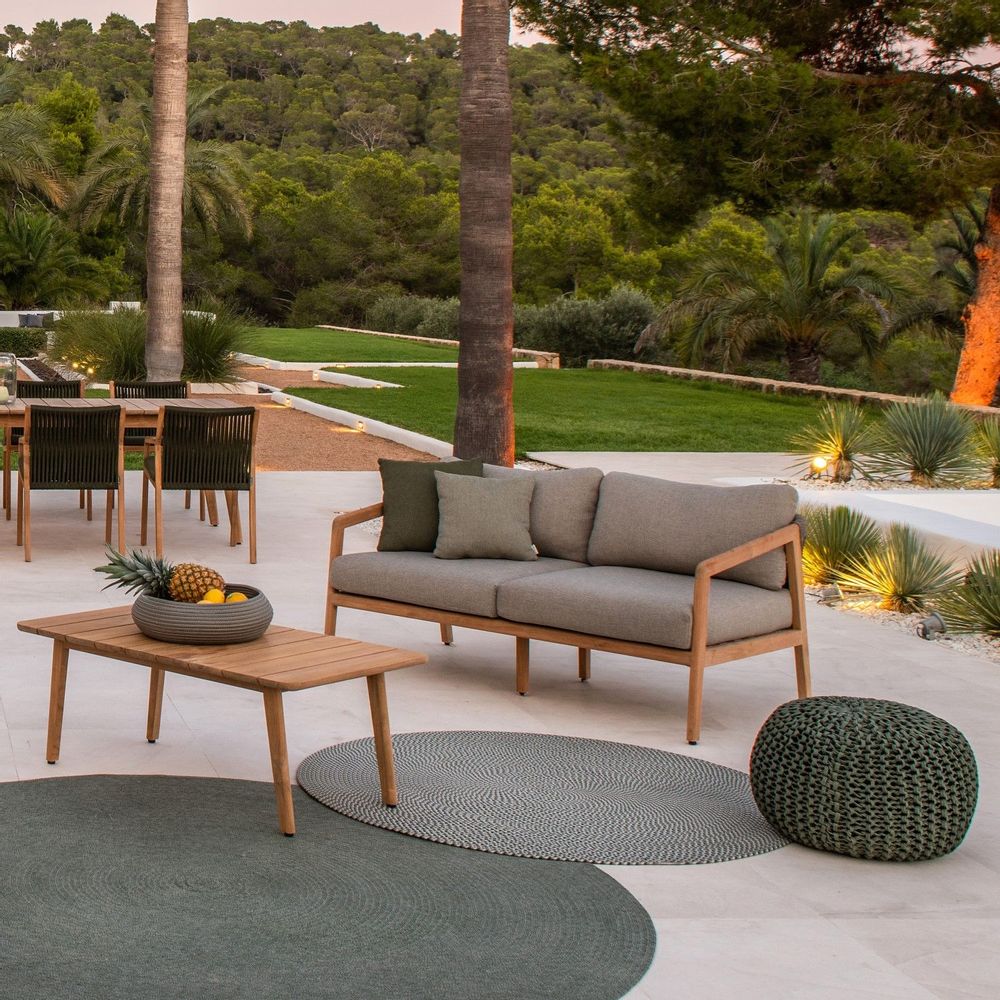 Lawn sofas - Ritz sofa 3seater - JATI KEBON