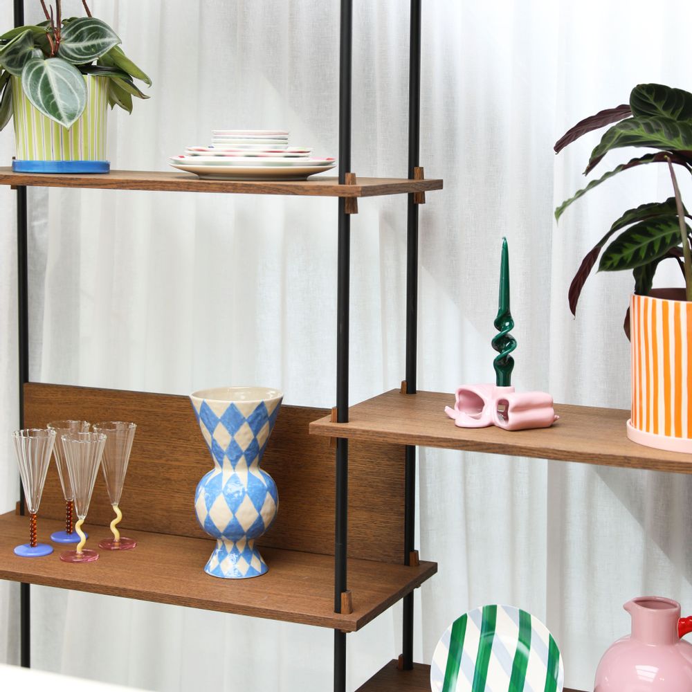 Objets design - Ruban porte-bougies rouge/vert/rose - &KLEVERING