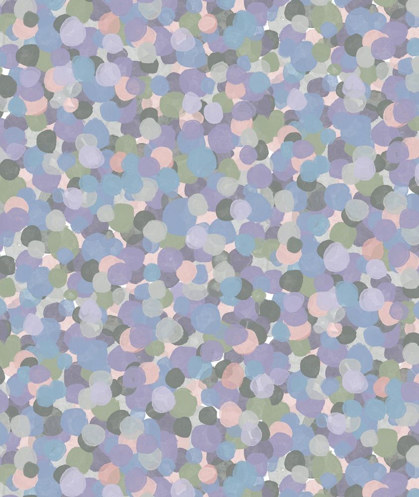 Other wall decoration - Pointillism wallpaper - ALL THE FRUITS