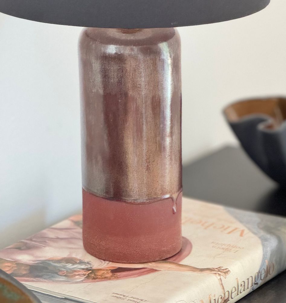 Céramique - LAMPE À POSER EN GRÈS - ERCOLANO COLLECTION - DI VINCENZO POUJOULA