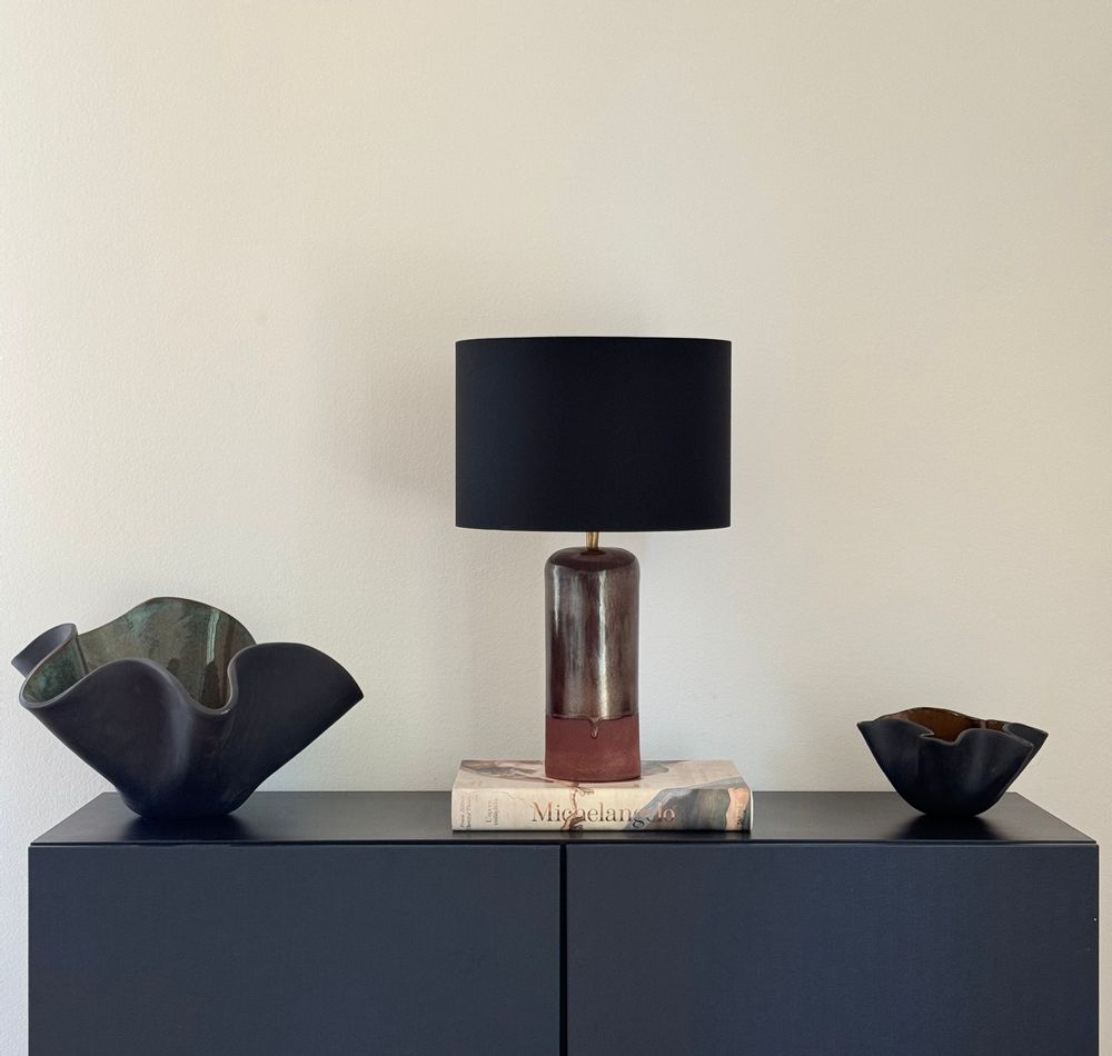 Céramique - LAMPE À POSER EN GRÈS - ERCOLANO COLLECTION - DI VINCENZO POUJOULA