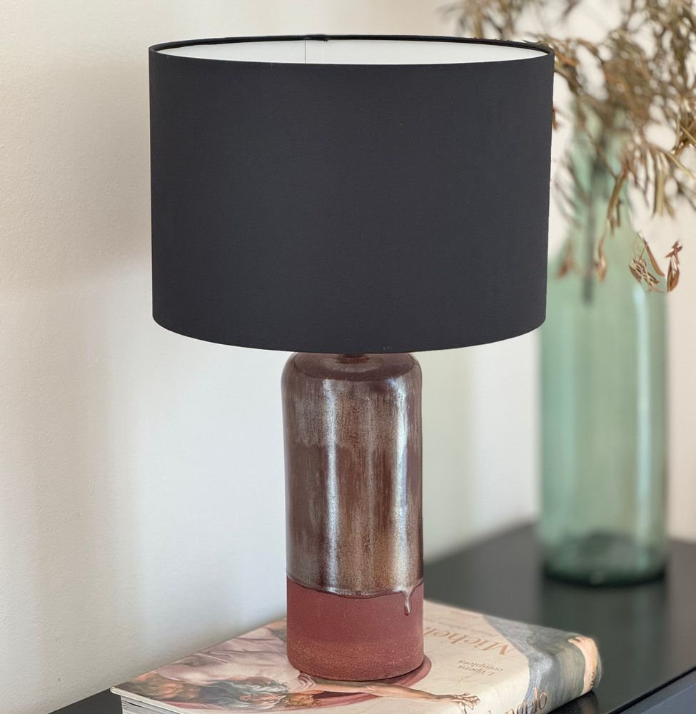 Céramique - LAMPE À POSER EN GRÈS - ERCOLANO COLLECTION - DI VINCENZO POUJOULA