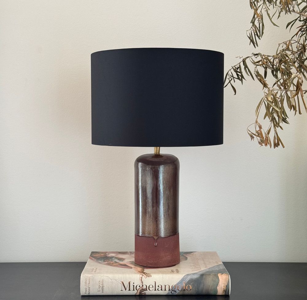 Céramique - LAMPE À POSER EN GRÈS - ERCOLANO COLLECTION - DI VINCENZO POUJOULA