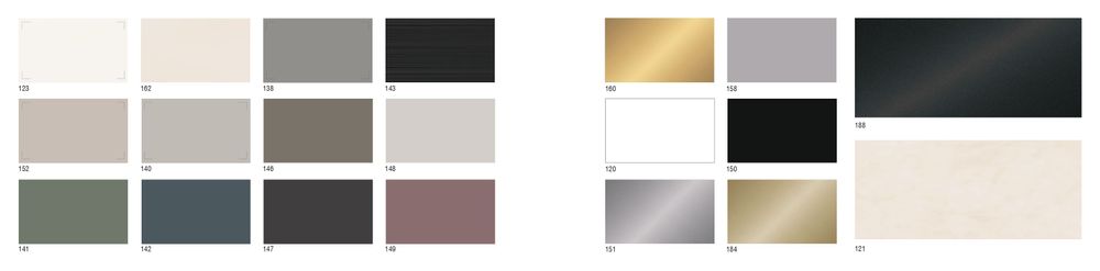 Wardrobe - Shoe cabinet in MDF of 18 pairs with selectable length from 80 -120 cm - FRANCO FURNITURE