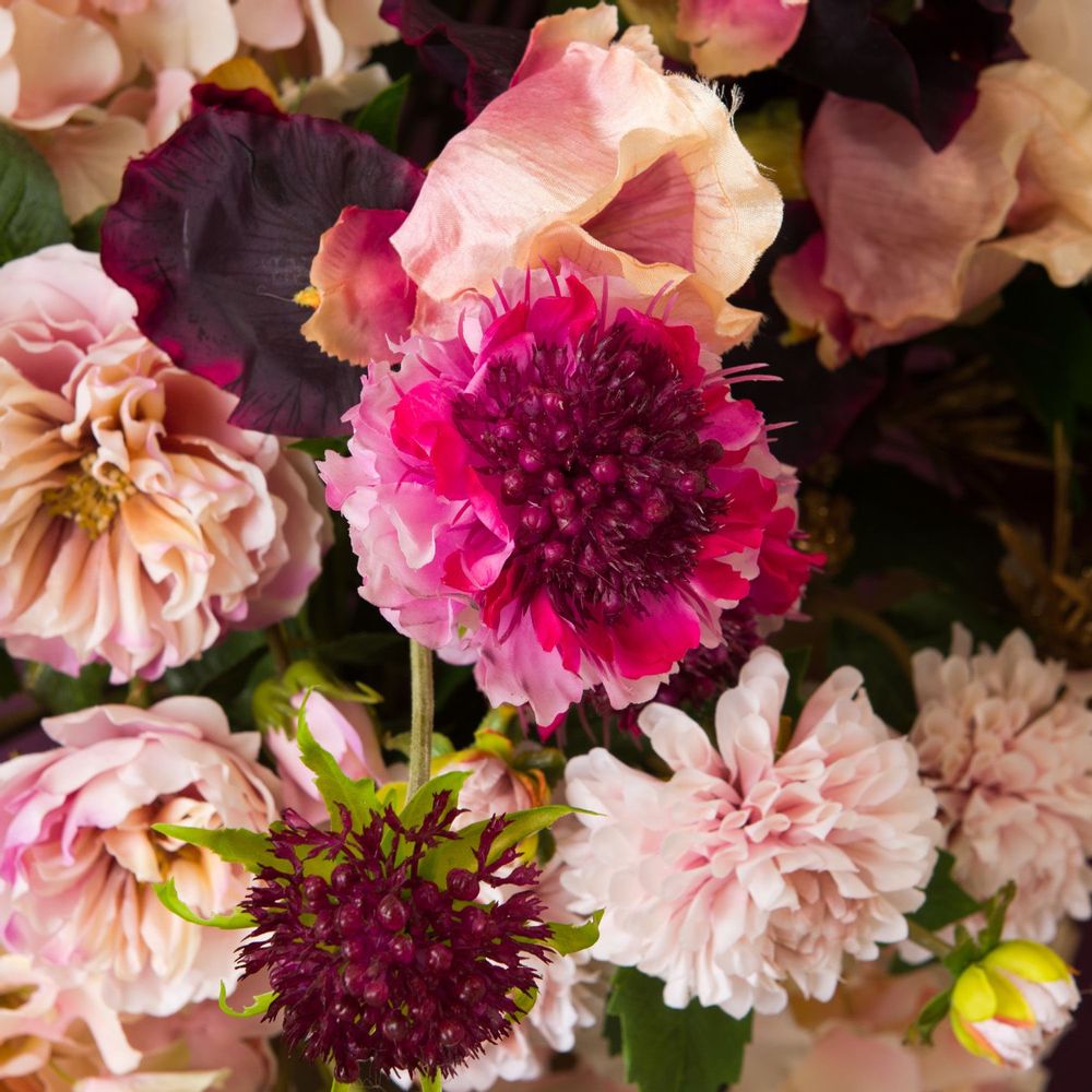 Floral decoration - SCABIEUSE MARIPOSA - Lou de Castellane - Artificial flowers - LOU DE CASTELLANE