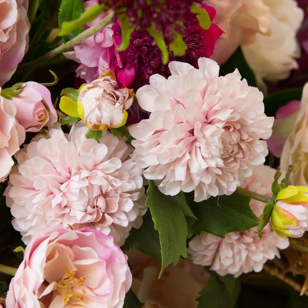 Floral decoration - DAHLIA POMPON - Lou de Castellane - Artificial flowers - LOU DE CASTELLANE