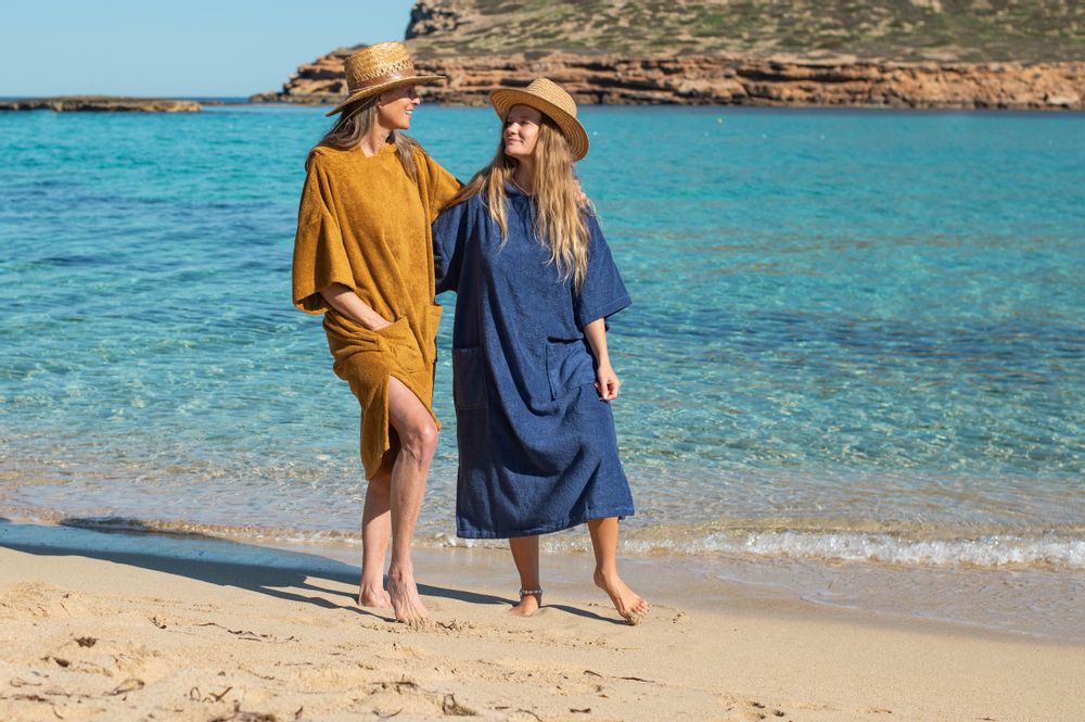 Serviettes de bain - Ponchos de bain Premium BIO - ATELIER DUNE