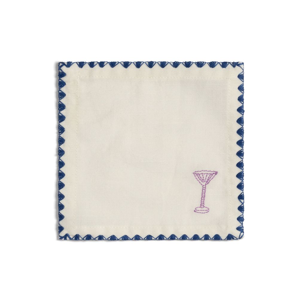 Decorative objects - Napkin cocktail zigzag set of 4 - &KLEVERING