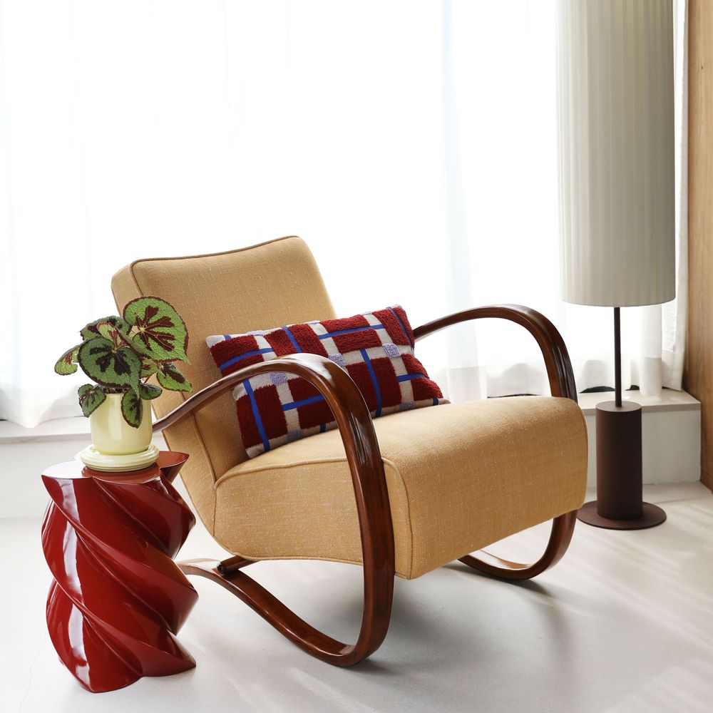 Decorative objects - Pillar marshmallow burgundy - &KLEVERING