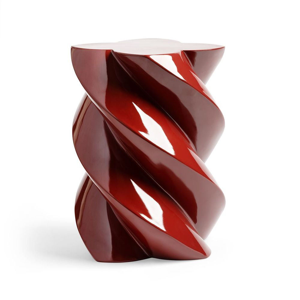 Decorative objects - Pillar marshmallow burgundy - &KLEVERING