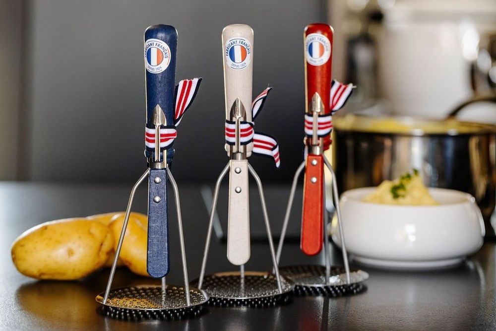 Flatware - Potato masher set with peeler - ROGER ORFÈVRE