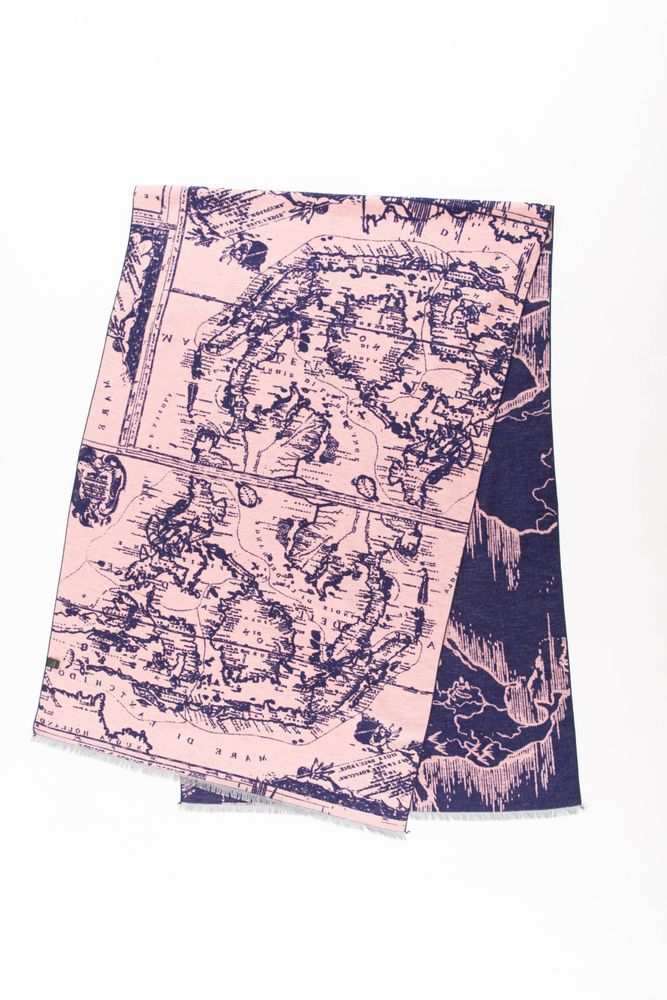 Foulards et écharpes - Écharpe violette en velours de soie Celestial Navigations, grand châle - THE ZHAI