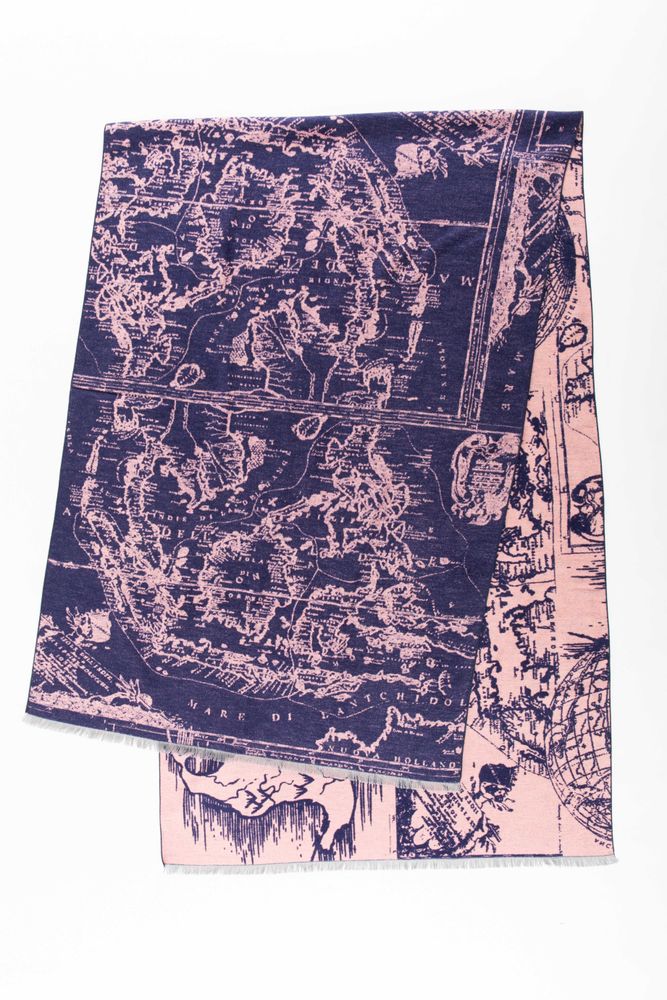 Foulards et écharpes - Écharpe violette en velours de soie Celestial Navigations, grand châle - THE ZHAI