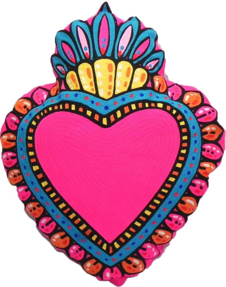 Coussins - Cushion Milagro heart red - BACKTOBASIX X KITSCH KITCHEN