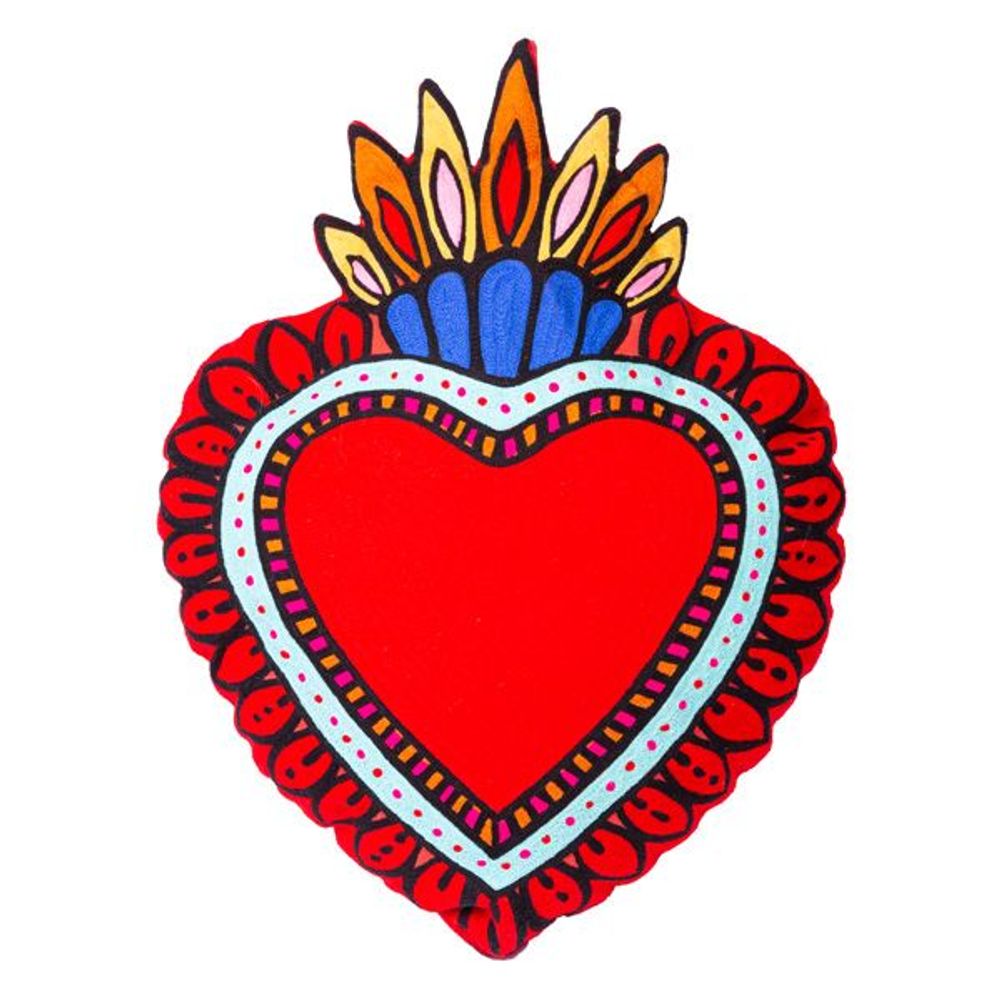 Coussins - Cushion Milagro heart red - BACKTOBASIX X KITSCH KITCHEN