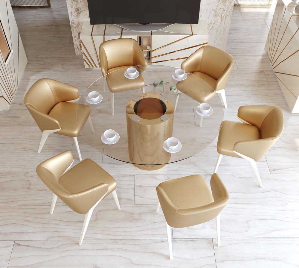 Fauteuils pour collectivités - Chaise de salle à manger design rembourrée avec pieds en bois de hêtre - FRANCO FURNITURE
