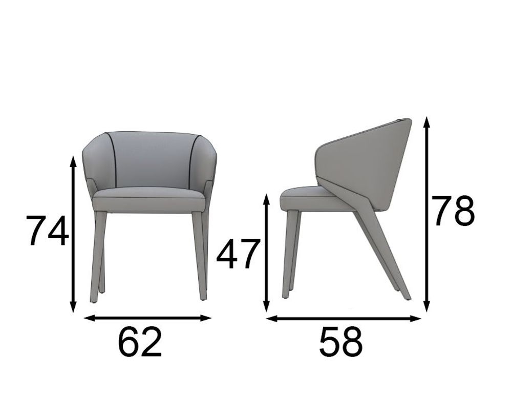 Fauteuils pour collectivités - Chaise de salle à manger design rembourrée avec pieds en bois de hêtre - FRANCO FURNITURE