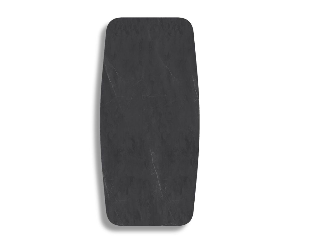 Dining Tables - TETRIS round table metal leg MDF base selectable countertop - FRANCO FURNITURE