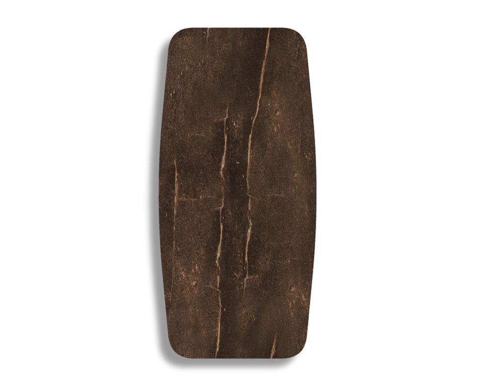 Dining Tables - TETRIS round table metal leg MDF base selectable countertop - FRANCO FURNITURE