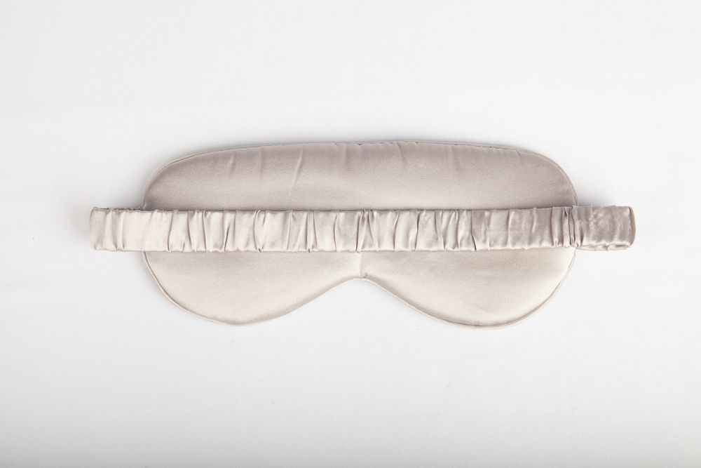 Loungewear - Lunar Mist Tie Dye Silk Eye Mask - THE ZHAI