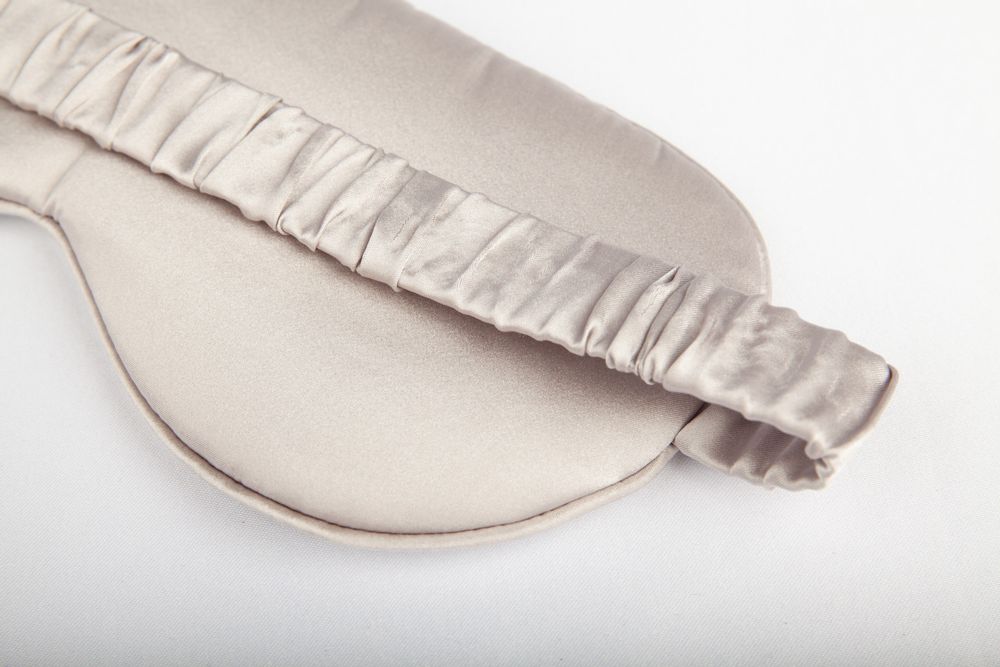 Loungewear - Lunar Mist Tie Dye Silk Eye Mask - THE ZHAI