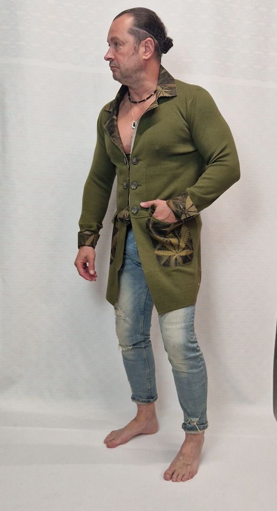 Apparel - Canabis Unique unisex jacket with printed details - VLADA DIZIK KOSHKIN DOM
