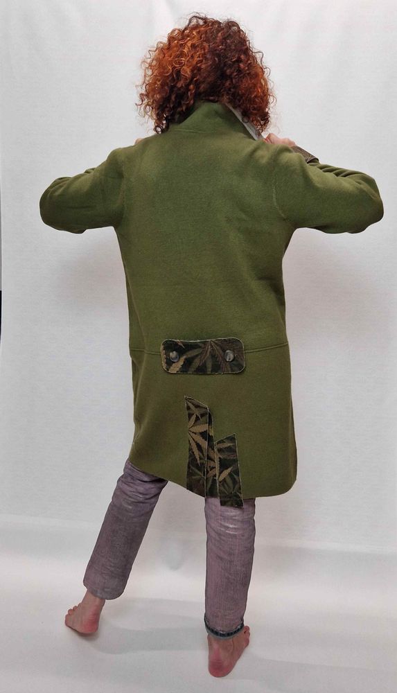 Apparel - Canabis Unique unisex jacket with printed details - VLADA DIZIK KOSHKIN DOM
