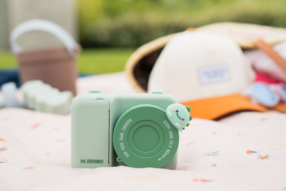 Toys - Instant print camera for kids - Zoo Print - Dino Green - THE ZOOFAMILY