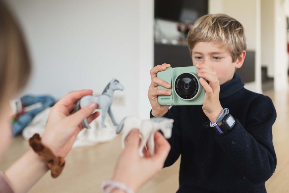 Toys - Instant print camera for kids - Zoo Print - Dino Green - THE ZOOFAMILY