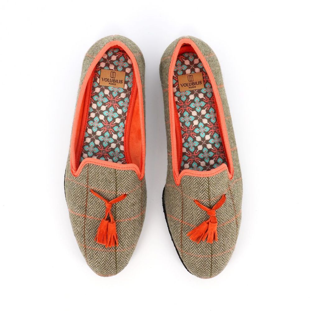 Shoes - JO felt sole slippers for men and women - VOLUBILIS PARIS