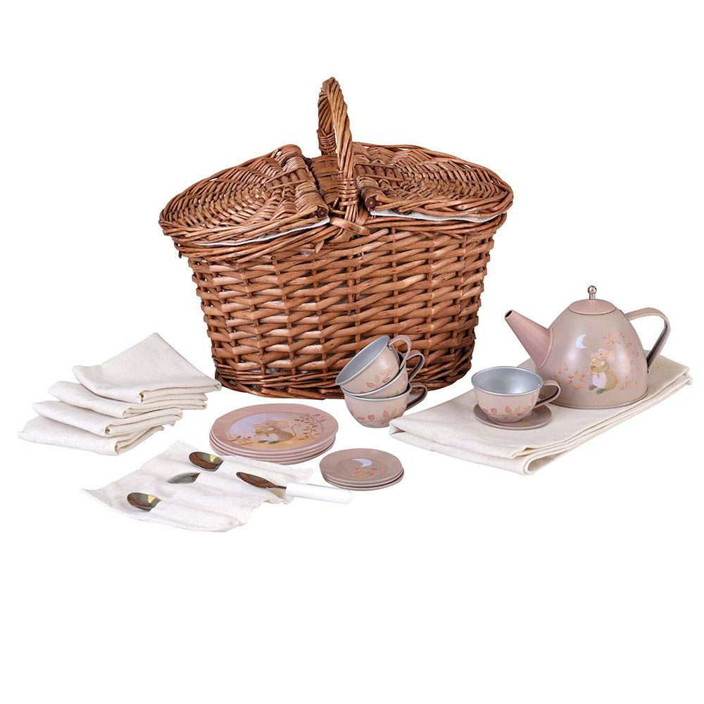 Toys - Tea set in a wicker basket - EGMONT TOYS