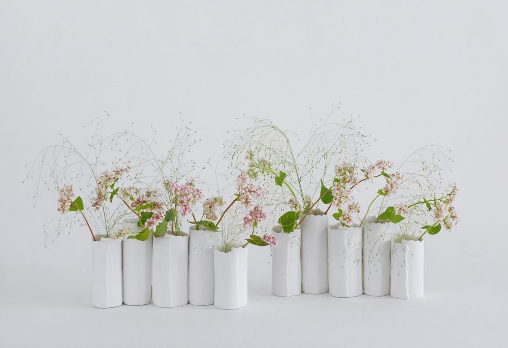 Bols - Vase ARK Family, lot de 5 vases, L19cm H9,5 - YLVAYA DESIGN