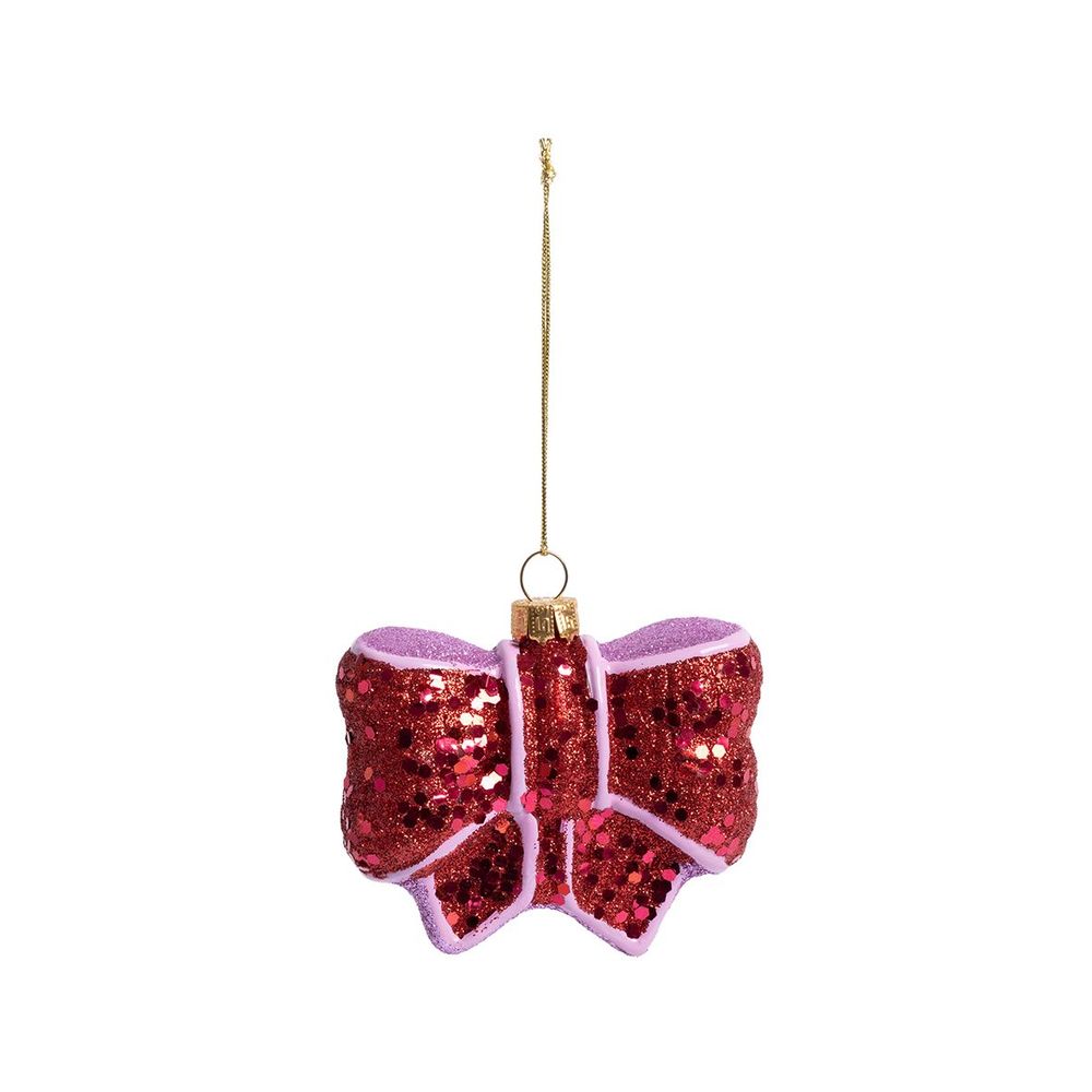 Other Christmas decorations - Ornament ribbon red/blue - &KLEVERING