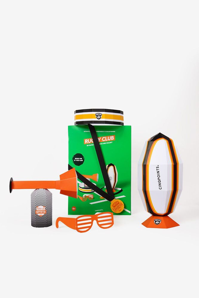 Loisirs créatifs pour enfant - Paperclub Rugby - CINQPOINTS