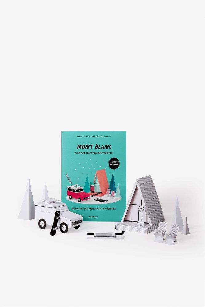 Loisirs créatifs pour enfant - Paper Toy Mont Blanc - CINQPOINTS
