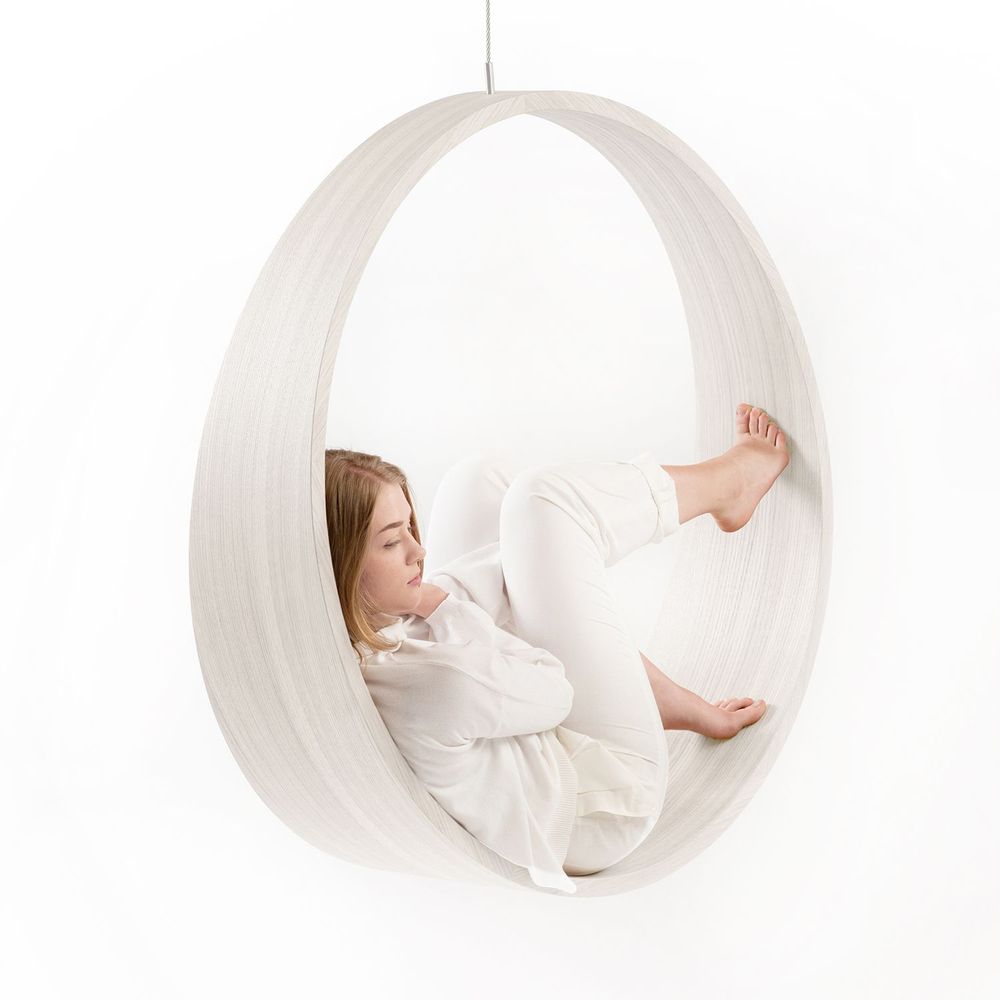 Office seating - Swing model n.2 indoor white - IWONA KOSICKA DESIGN