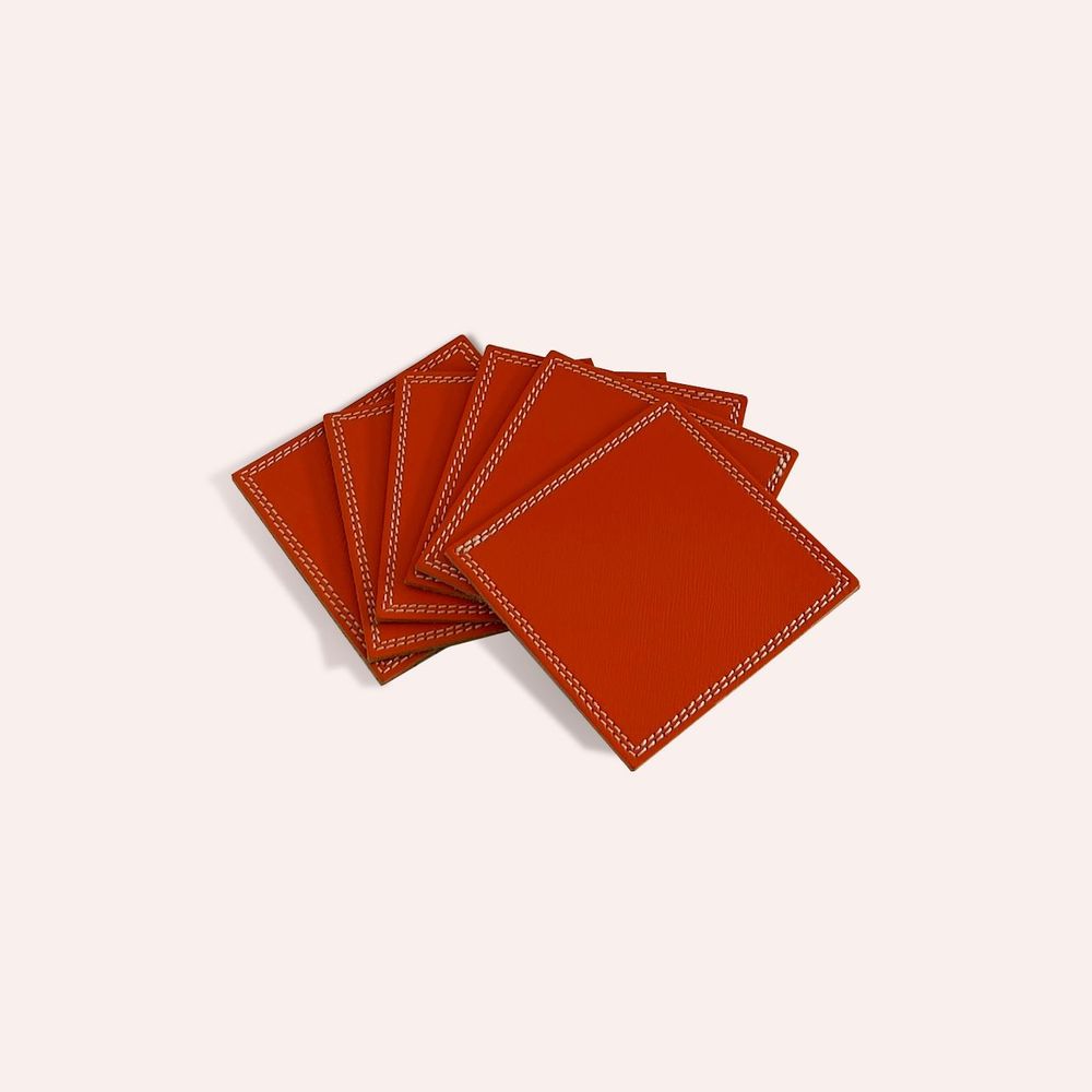 Sets de table - Sous verres en cuir Gordes - MIDIPY