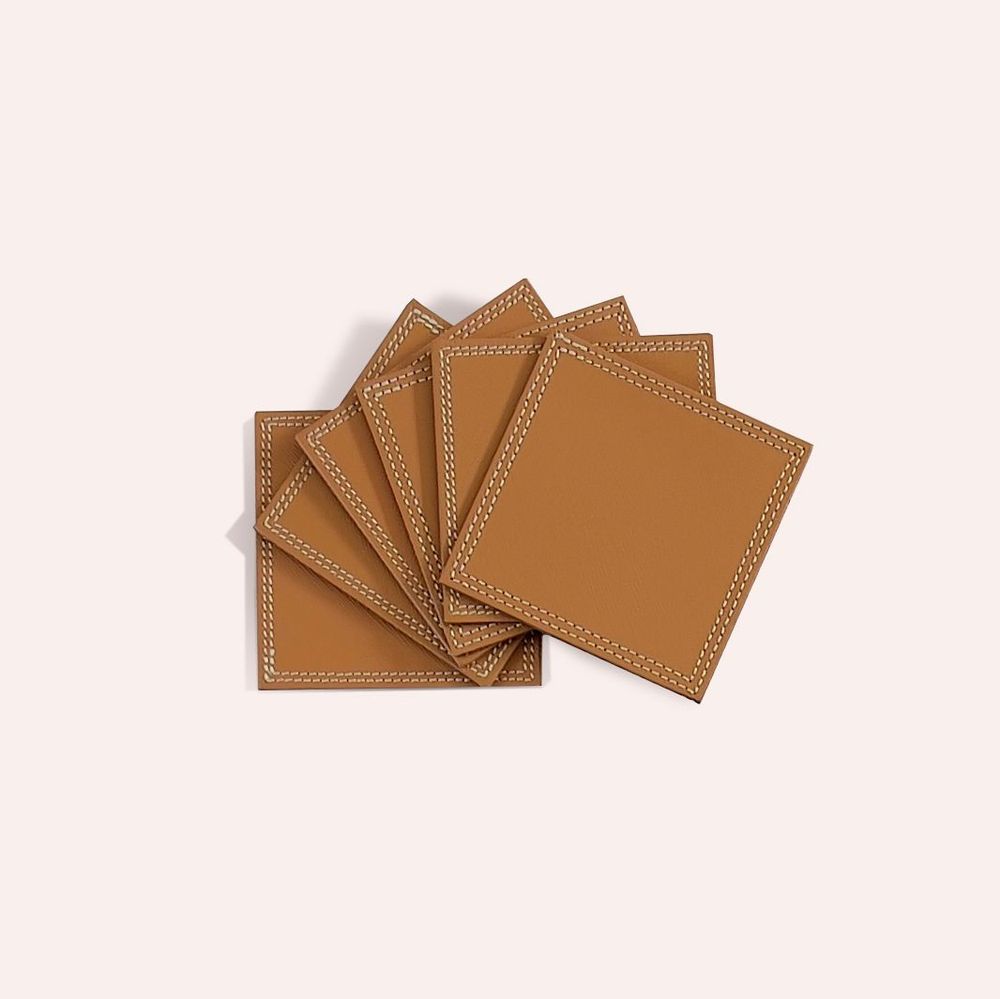 Sets de table - Sous verres en cuir Gordes - MIDIPY