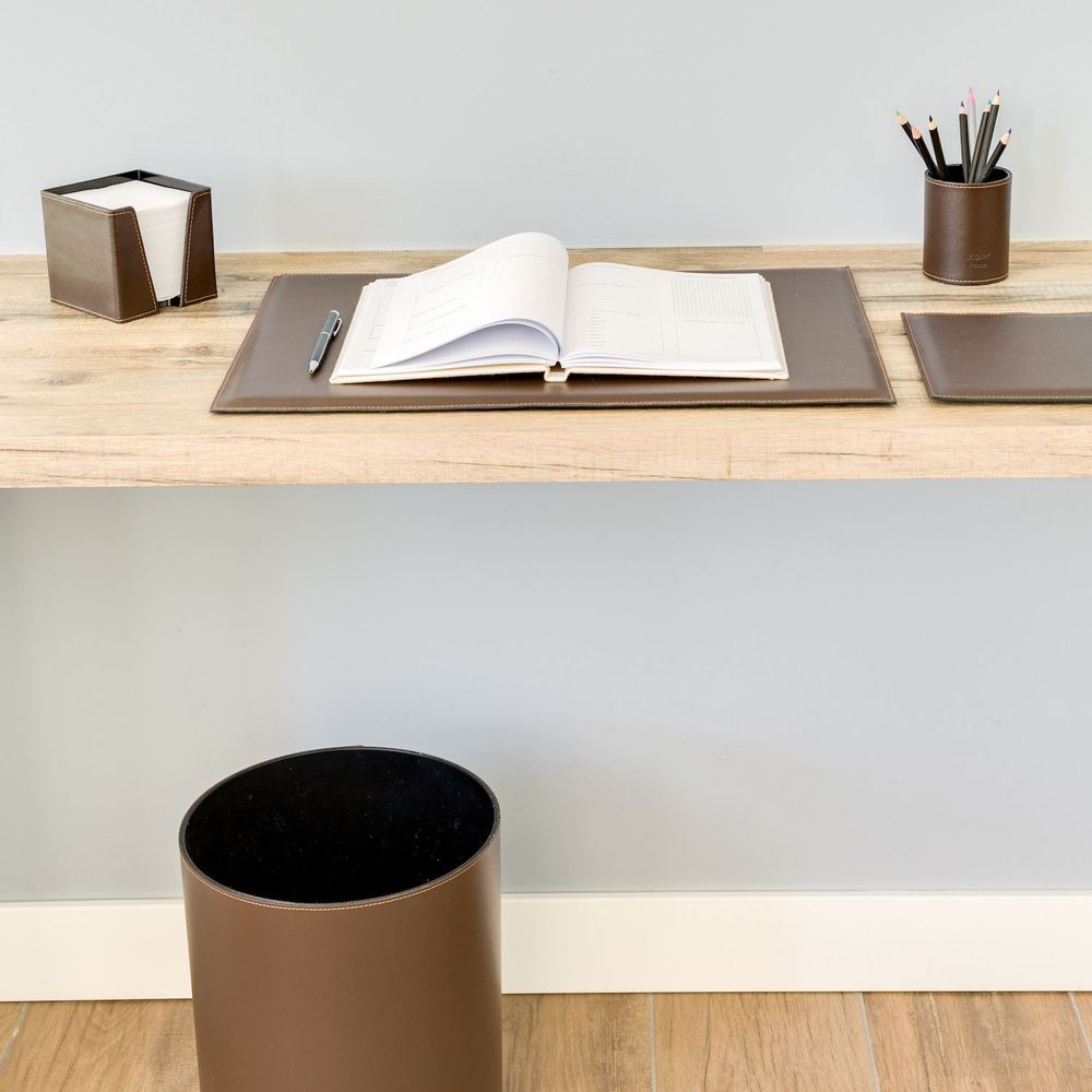 Objets de décoration - Corbeille à Papier en cuir Lavandou - MIDIPY