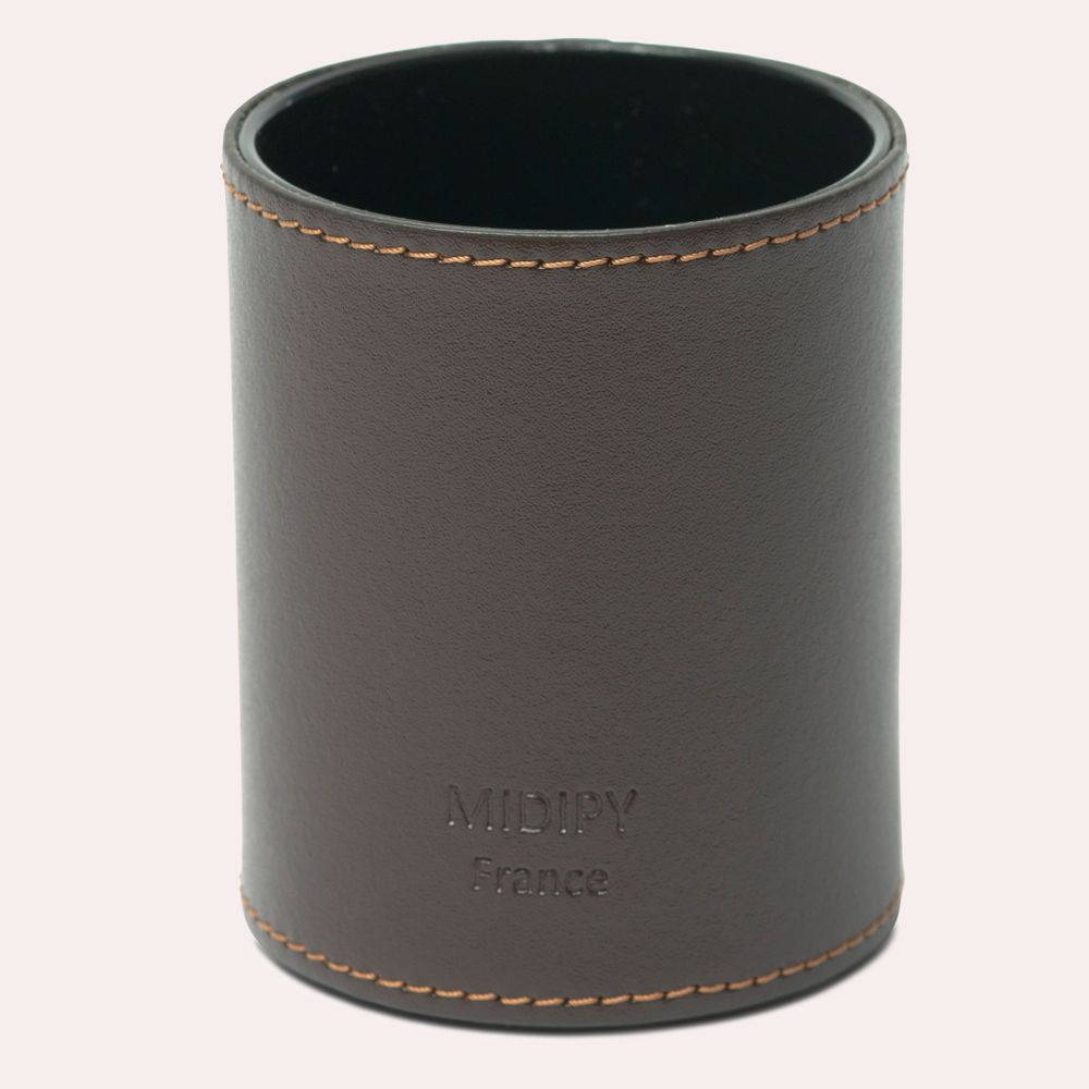 Objets de décoration - Pot à crayon en cuir Sigoyer - MIDIPY