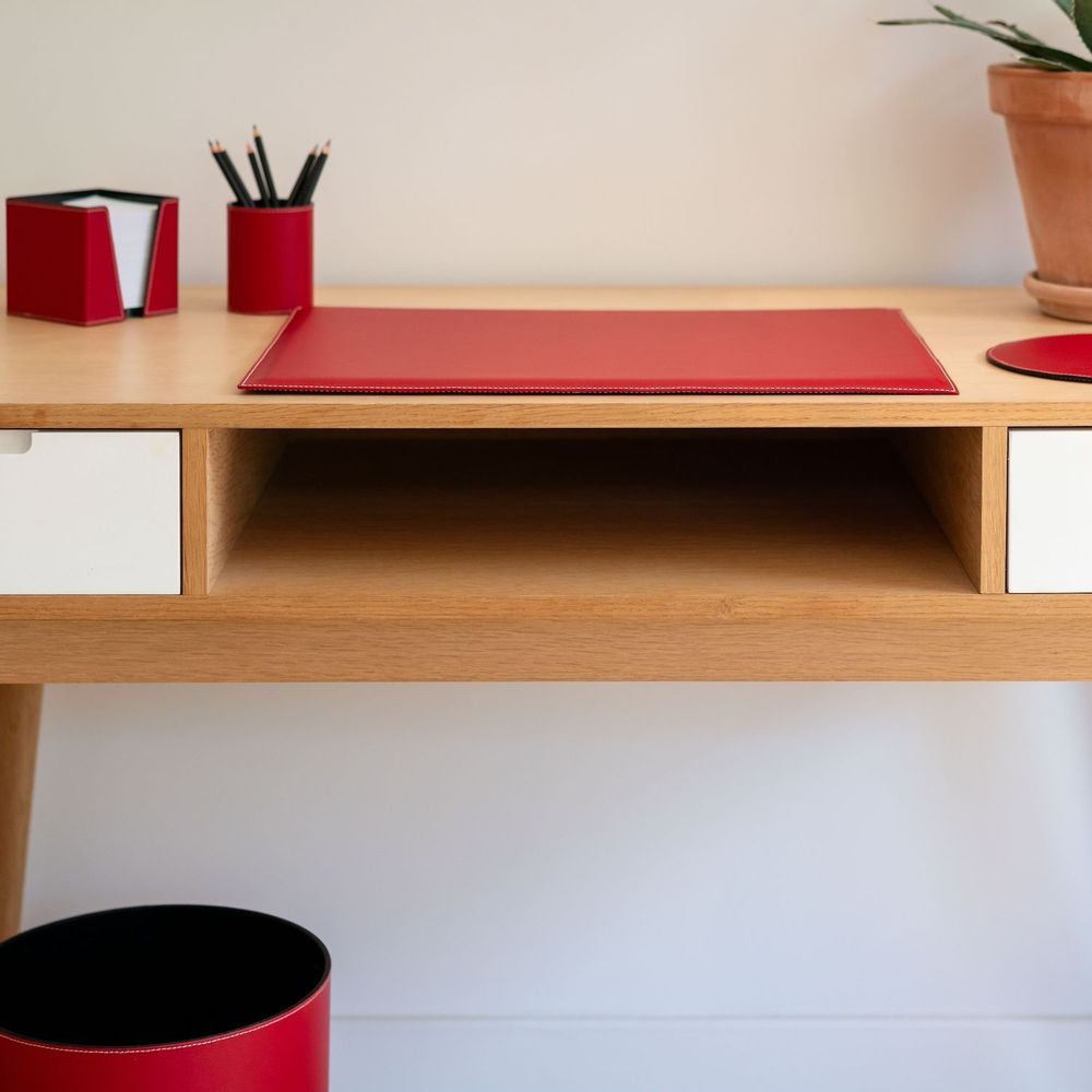 Decorative objects - Lamanon leather desk pad - MIDIPY